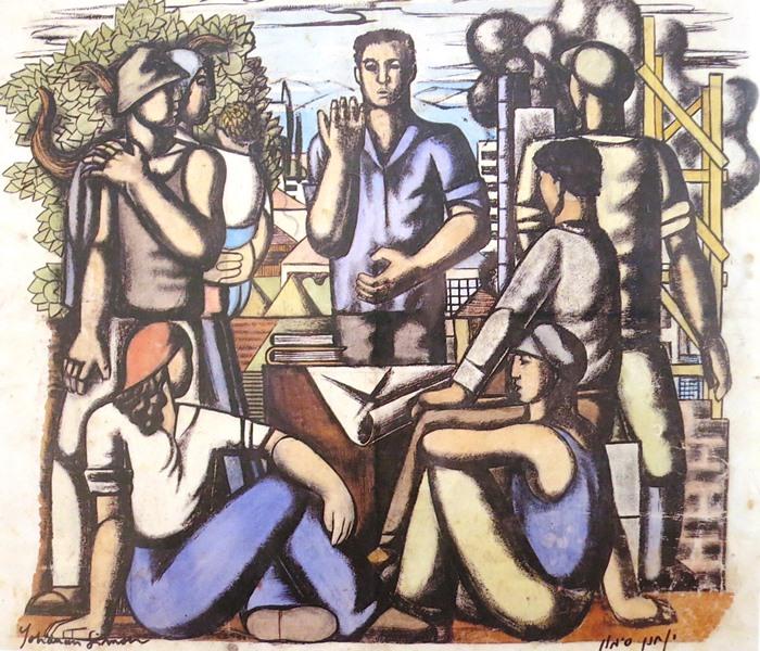 קבוצת הפתטיקנים (1912) יעקב שטיינהרדט (1887-1968)